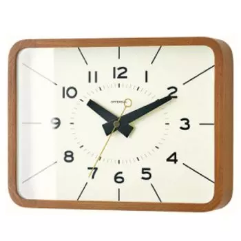 Interform настенные часы Holger Wood Ivory Black Gold Sweep Movement CL-3951 белый