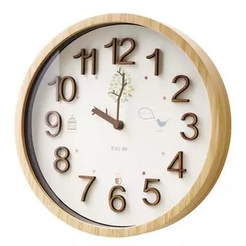 Interform настенные радиочасы Torado Wood Radio Step Movement CL-9704