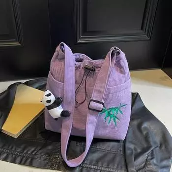 Interior Compartment Solid Nylon Shoulder Bags Casual Tape Bag for Women Youth Women s Handbags чёрный