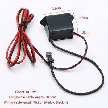 Interior Supplies EL Wire Power Driver Mini Neon Power Driver Neon Wire Driver Strip Light Inverter