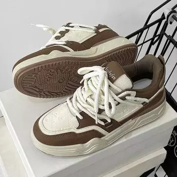 Internet celebrity explosion spring leisure student board shoes Korean version of fashion four seasons sports men s shoes niche low-top moral training 39