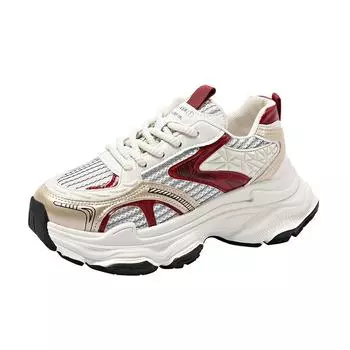 Internet celebrity super fire thick-soled retro gump training shoes women s, new summer heightening lightweight casual board shoes 35