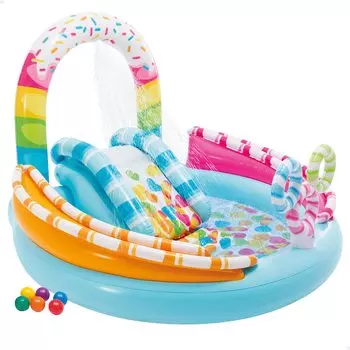 INTEX Большой игровой центр Candy Fun Pool 170 x 168 x 122 см, японский 57144 [Оригинальный продукт]