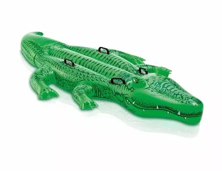 INTEX Giant Alligator Float 203 x 114 cm 58562 Japanese Ride-On [Official Product]