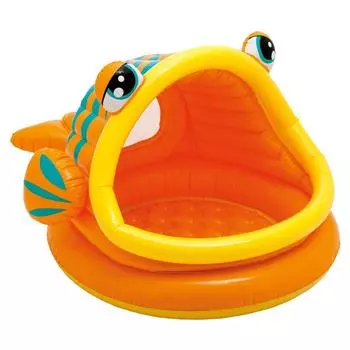 INTEX Lazy Fish Shade Baby Pool 124 x 109 x 71cm 57109 Japanese [Genuine Product]