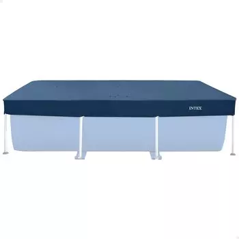 INTEX Pool Pool Cover Rectangular Pool Cover 28036 Japanese [Genuine Product] синий