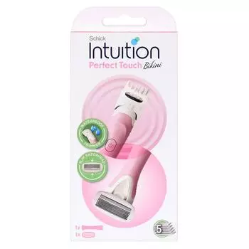 Intuition Chic Perfect Touch триммер для зоны бикини с ручкой и лезвиями, 1 комплект