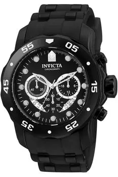 [Invicta] Pro Diver Quartz 48 мм Корпус Черный Нержавеющая сталь Полиуретановый ремешок Черный циферблат 6986 Мужской Оригинальный Импортный Продукт [Товары]