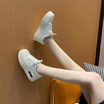 Invisible Height Increasing Insole Spring and Summer New Four Seasons Wearable White Shoes Casual Shoes XINGX Shoes 35 чёрный