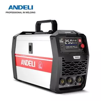 Инверторный полуавтоматический сварочный аппарат ANDELI MIG-250 LED MIG/MMA/LIFT TIG 3 в 1 многофункциональный сварочный аппарат