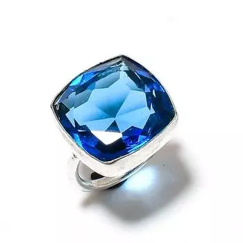 Iolite Quartz Gemstone Handmade 925 Sterling Silver Jewelry Ring Size 6.5 c1b57