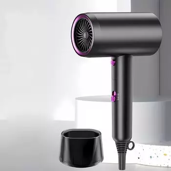 IOLOYU Hair Large Air Quick Long Blowing Hair Mini Foldable Hair Portable Hair Negative 3 уровня воздуха поставляется с защитой от перегрева фен для волос,