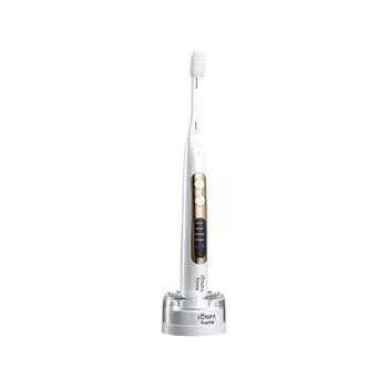IONPA home electric toothbrush sonic vibrating toothbrush sonic USB rechargeable replacement brush DP-121 (Pearl white)