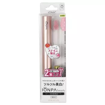IONPA зубная щетка с звуковой вибрацией Beauty Body розовое золото BDM-021PG (1 комплект)