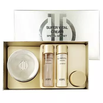 Iope 6-е поколение подарочный набор Iope Super Vital Cream 50 мл Новый продукт Высокоэффективный крем Подарочный набор