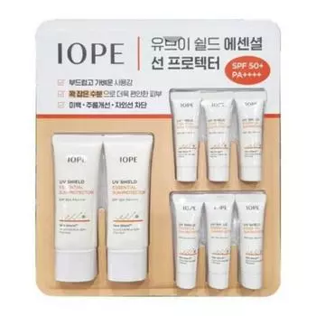 Iope UV Shield Essential Sun Protector Sun Cream Set Специальный солнцезащитный крем Traders, 1 набор, 140 мл