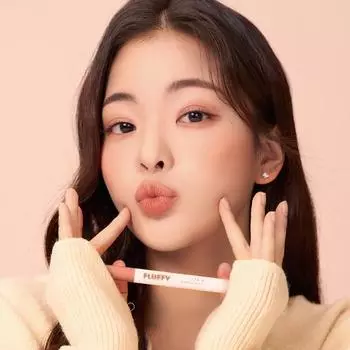 IPKN Fluffy Lip Pencil 5 цветов, корейская косметика, KPOP 01 Mining Peach