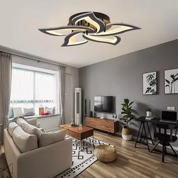 IRALAN Modern LED ceiling lamps Lighting For home Living study Bedroom Lamps Indoor pendant Light fixture LED Luster Chandeliers changeable чёрный