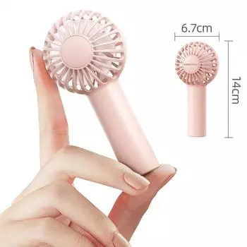 IRALAN Portable mini fan Colorful USB Electric Fan 3 Speeds rechargeable portable fan Eyelash hand fans for room travel фиолетовый