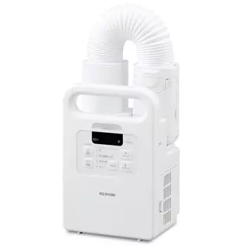 IRIS OHYAMA Futon Single Dust Mite Warm Air Futon Shoe Shoe Shoe Dust Mite Mold Dryer, Nozzle, FK-EC1-W, White, Killer, Function, Dryer, Dryer, Dryer,