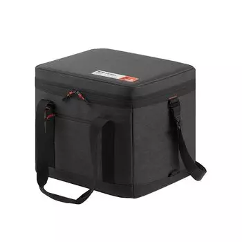 Iris Ohyama HUGEL Airgel Soft Cooler Box 25L Charcoal Grey Airgel Cooler Bag Super Cold Retention Days Cold Super Cooling Foldable AGSC-25C (5,1
