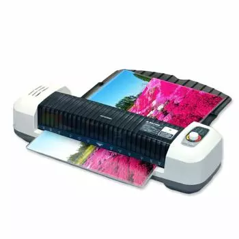 Iris Ohyama Laminator Time 5 Wavy Compact Storage LFA341D Gray A3/A4 Compatible, Warm-up Minutes, Prevention, серый