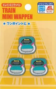 Iroha ism train mini emblem 3 pieces E5 series Hayabusa TR503-TR604