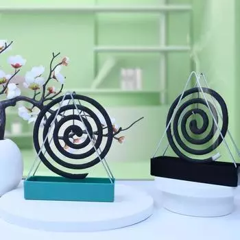 Iron Mosquito Repellent Incense Incense Burner Household Modern Drive Midge Bedroom Courtyard Stents Triangular MosquitoCoilRack