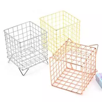 Iron Storage Basket, Miscellaneous Items, Coffee Capsule Storage Box, Books, Snacks, Miscellaneous Items, Desktop Storage Basket