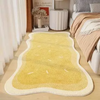 Irregular Art Abstract Cozy Bedroom carpet Modern Home Decoration Aesthetics Girls Room Balcony Rugs Coffee Table Rug tapete 40x120cm