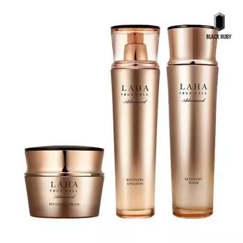 ISA KNOX Laha Trucell basic 3 types (cream 30ml, emulsion 130ml, toner 150ml), moisturizing care ISA KNOX..., 1 unit