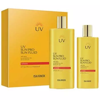 Isa Knox UV Sun Pro 365 Extreme Sun Fluid SPF50+ PA++++ 100 мл + 70 мл, 170 мл, 1 набор