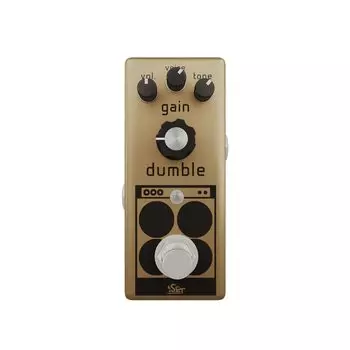 ISET Dumble Overdrive Pedal Analog Mini Single Guitar Effect для электрогитары, баса, True Bypass (Дамбл Овердрайв)