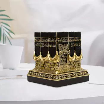 Исламская модель-реплика Каабы, настольная скульптура, статуэтка, декоративное украшение для домашнего стола