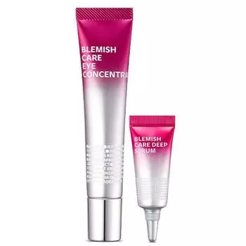 ISOI Blemish Care Eye Concentrate Sensitive Dark Eye Cream 17 мл + Deep Care Serum 5 мл, 1 набор