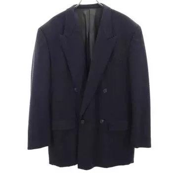 ISSEY MIYAKE 90s Wool Old Long sleeve tailored jacket M Navy system Men s Used