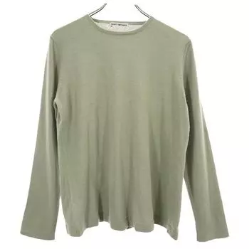 ISSEY MIYAKE Cashmere 100% Long sleeve knit L Moss green sweater Women Used