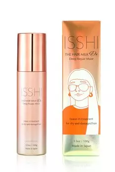 ISSHI The Hair Milk Dx Deep Repair Moist 100 г Для гладких и послушных волос Для волос, поврежденных в результате химической завивки и укладки Для сухих и секущихся волос Интенсивный