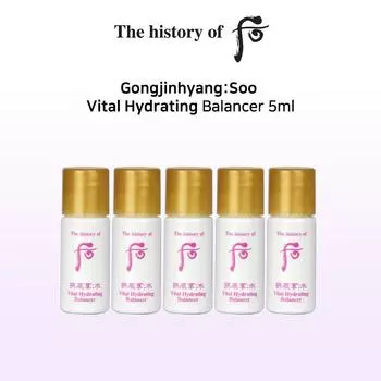 История whoo Gongjinhyang:Soo Vital Hydrating Balancer 5мл x 10шт 5ml x 10pcs
