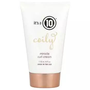 It s a 10, Coily, крем для вьющихся волос Miracle Curl, 4 жидких унции (118 мл)