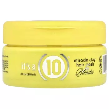 It s a 10, маска для волос Miracle Clay, для блондинок, 8 жидких унций (240 мл)