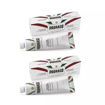 Итальянский крем для бритья Proraso Крем для бритья Sensitive, 2 шт, 150 мл