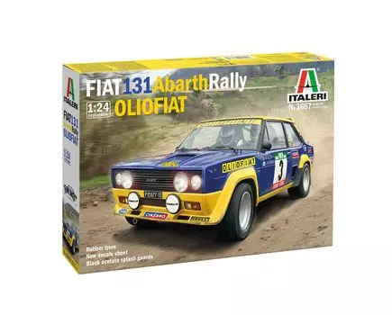 Italeri Italeri Fiat 131 Abarth Rally ORIO FIAT Japanese manual included plastic model IT3667 1/24