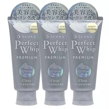 item 3 Senka SENKA Premium Perfect Whip Clear 120 г Очищающая пенка для лица Пилинг Тусклость Омертвевшая кожа Поры Грязь [Ограниченное количество экземпляров] (Квази-лекарство) (3)