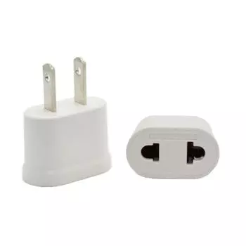 Itisyou Conversion Plug Power Conversion Plug Power Conversion Adapter Power Converter US to Euro Converter Japan Round Flat Transition Plug for Overseas Travel Set