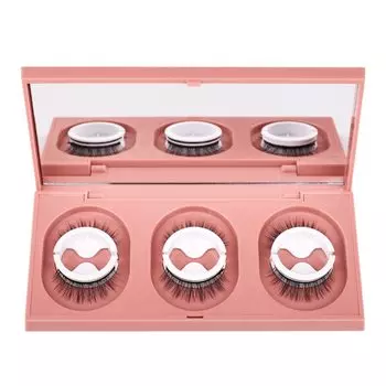 Itisyou False False False Eyelash Adhesive Магнитные накладные ресницы Ресницы, Ресницы без клея, Набор, Косметика, Самоклеящиеся, розовый