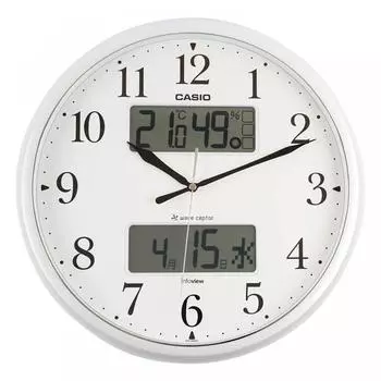 Itm 660nj 8jf 35x35x5.4cm Casio Casio Подвесные часы Radio Wave Analog Wave Scepter Always On Life