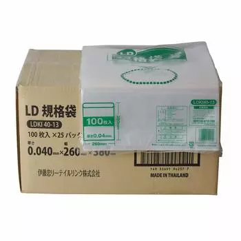 ITOCHU Retail Link LD стандартный пакет 13 100 штук x 25 упаковок 0,04 мм №