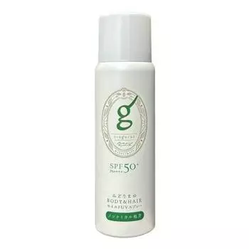 Itoguchi UV Spray 60 г SPF50+ PA++++ Нехимическая формула Не содержит УФ-поглотителей Водостойкий Содержит зеленый шелк для бровей