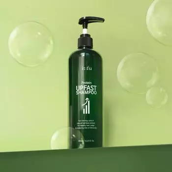 Itpu Upfast Shampoo, шампунь для быстрого роста волос, протеиновая бомба, Curly Hair Magic, 480 мл, 1 шт.